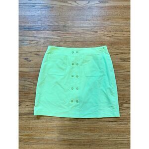 EP PRO Golf Tennis Pretty Skirt Skort y2k 2000s Mini 10 Green Pastel Button